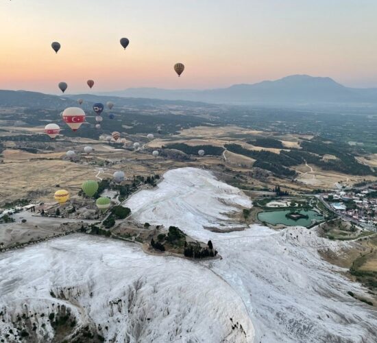 Pamukkale Hot Air Balloon Ride from Belek
