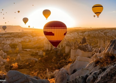 Cappadocia Hot Air Balloon Ride from Side